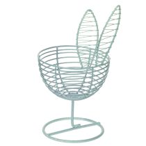 Artikel Draadkonijn als open decoratief object voor moderne lente- en paasideeën, 16 cm, 3 stuks