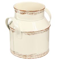 Artikel Decoratieve metalen kan “Original 1982” Crème Roest H16cm 2 stuks
