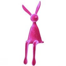 Artikel Edge Kruk Konijn Gevlokt Zittend Paashaas Roze – 2e Keuze – 56cm