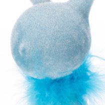 Artikel Decoratief konijntje, schattige paasdecoratie, geschikt om op de vensterbank te zetten, 36 cm, 2 stuks