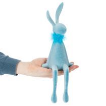 Artikel Decoratief konijntje, schattige paasdecoratie, geschikt om op de vensterbank te zetten, 36 cm, 2 stuks