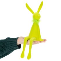 Artikel Paashaasje als decoratief figuurtje voor op een plank, perfect voor feestelijke lentedecoratie in huis, 36 cm, 2 stuks