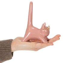 Artikel Decoratief kattenbeeldje, ideaal voor slaapkamer en badkamer, 14 cm, 2 stuks
