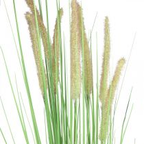 Kunstzegge in pot met stekels Carex kunstplant 98cm