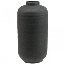 Keramiek Vaas Zwart Decoratieve Vazen Groot Ø18.5cm H40cm