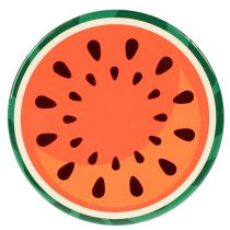 Artikel Set van 6 onderzetters met fruitmotief, tafeldecoratie, keuken en woonkamer, 10 cm, 10 cm