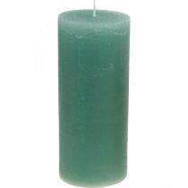 Artikel Stoerkaarsen geverfd groene jade 85×200mm 2st