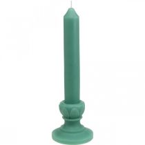 Artikel Decokaars retro kaarsvet tafeldecoratie groen 25cm