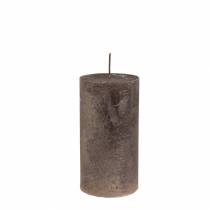 Artikel Effen kaarsen koper metallic 50×100mm 4st