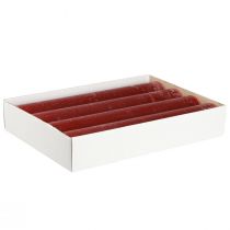 Artikel Kaarsen uni stokkaarsen donkerrood 50×300mm 4 st