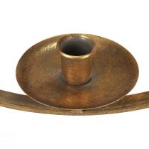 Artikel Kaarshouder om metalen decoratie goud vintage op te hangen Ø38/H48cm