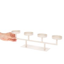 Artikel Moderne kandelaar met vier kaarsenhouders, 47 cm