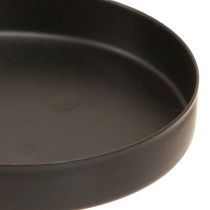 Artikel Kaarsenhouder Adventskrans metaal mat zwart Ø8cm 4 stuks