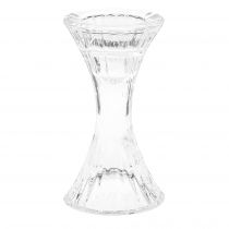 Artikel Kaarshouder glas rond stokkaarshouder Ø7cm H13cm 2st