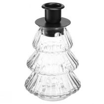 Artikel Kaarshouder glas voor stokkaarsen kerstboom 13,5cm 2st