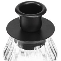 Artikel Kaarshouder glas voor stokkaarsen kerstboom 13,5cm 2st