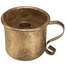 Artikel Kaarshouder goud bekerstokkaarshouder vintage Ø9cm H8cm