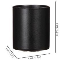 Artikel Magnetische kaarsenhouder, matte afwerking, 4 cm, 4 stuks