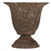 Artikel Kaarshouder trofee antieke stokkaarshouder metaal Ø10cm H9,5cm