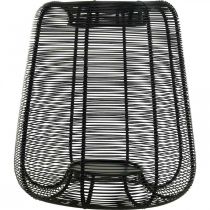 Artikel Kandelaar Zwart Metalen Mand Kandelaar Ø24cm H26cm