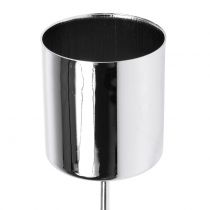 Artikel Kaarsenhouder zilver voor stokkaarsen Ø3,5cm 4 st