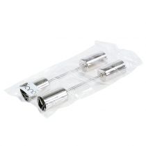 Artikel Kaarsenhouder zilver voor stokkaarsen Ø2,2cm 4 st