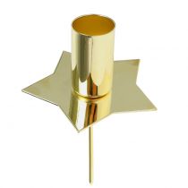 Artikel Kaarshouder ster goud Ø2,2cm 4 st