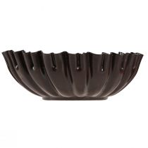 Artikel Kaarsenhouder vintage cakevorm donkerbruin Ø11,5cm 4st