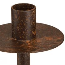 Artikel Kaarshouder voor flessen roestlook Ø8,5cm H12cm 2st