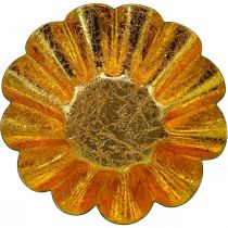 Artikel Waxinelichthouder kerstdecoratie bakvorm zwart goud Ø12cm 2 stuks