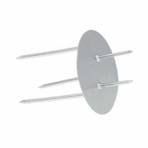 Artikel Insteekkaarshouder zilver Ø4,5cm 12 st