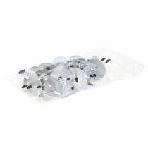 Artikel Insteekkaarshouder zilver Ø4,5cm 12 st