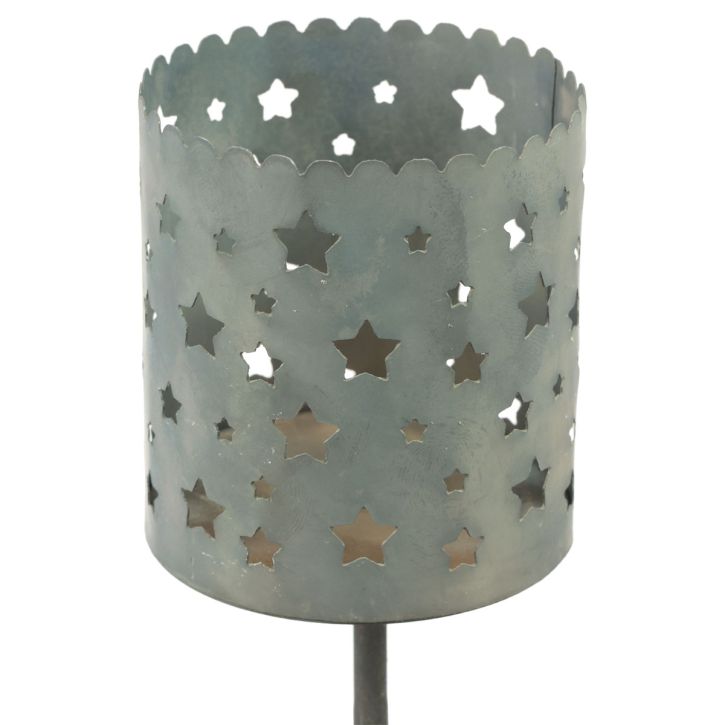 Kaarshouder om adventskrans op te plakken Ø6,5cm H14cm 4st