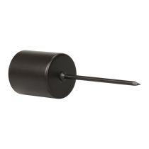 Artikel Kaarsenhouder om te plakken, zwart, Ø3,2cm, 4 stuks