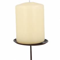 Artikel Kaarsenhouder bruin Ø6cm 4 st