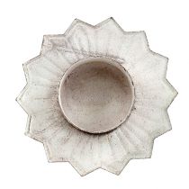 Artikel Kaarsenhouder voor waxinelichtje Waxinelichthouder Crème Ø9cm 4st