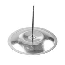 Artikel Kaarsenhouder met doorn zilver Ø8cm 16 st