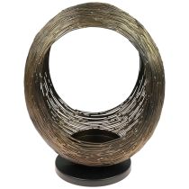 Artikel Kandelaar metalen decoratieve sculptuur theelichthouder H45cm