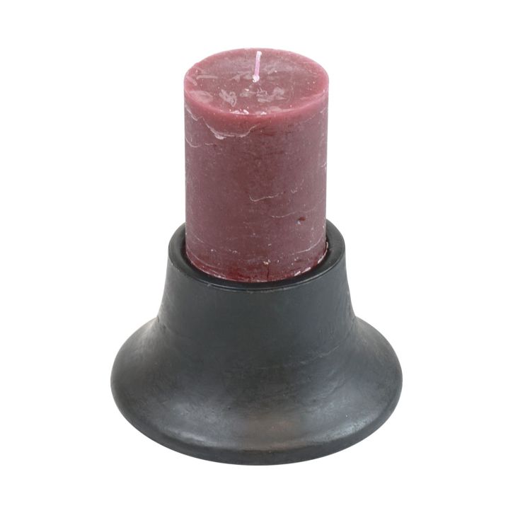Artikel Kandelaar zwart kandelaar keramiek Ø12,5cm H7cm