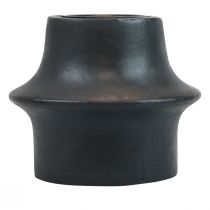 Artikel Theelichthouder zwart kaarsenhouder keramiek Ø12cm H9cm