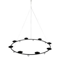 Kandelaar zwarte hangende kandelaar kandelaar Ø39cm