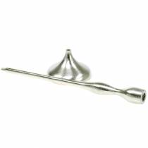 Artikel Kandelaar antiek zilver H31cm