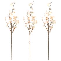Artikel Decoratieve bloeiende tak met delicate kersenbloesems, 83 cm, 3 stuks