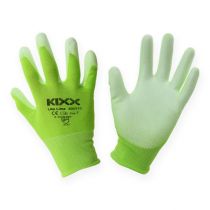 Artikel Kixx nylon tuinhandschoenen maat 8 lichtgroen, lime