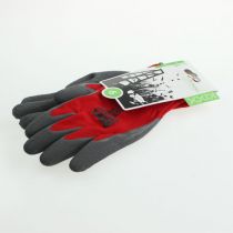 Artikel Kixx nylon tuinhandschoenen maat 10 rood, grijs