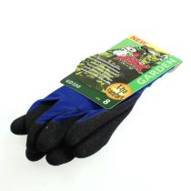 Artikel Kixx nylon tuinhandschoenen maat 8 blauw, zwart