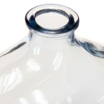 Artikel Kleine glazen vaas helder modern mini vaas glas blauw 11×6×10cm 3 stuks