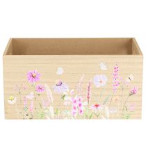 Artikel Klein houten doosje houten doosje bloemen vlinder 30x18cm
