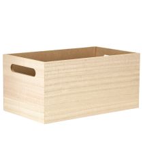 Artikel Klein houten doosje houten doosje bloemen vlinder 30x18cm