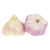 Artikel Kunstgroentendecoratie knoflook roze, wit Ø6,5cm 2 st
